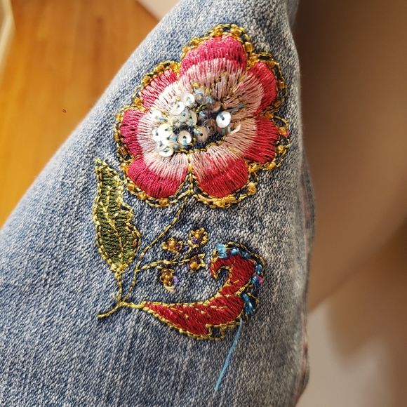 Pink Fleece Jean Jacket - Picture 5 of 7